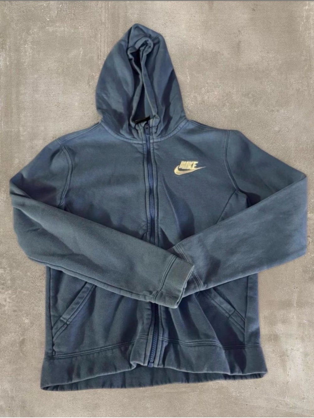 Nike boys Navy Full-Zip Hoodie